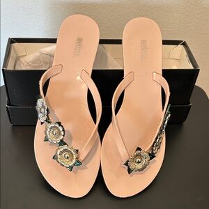 Melissa Blush Floral Women's Sandals